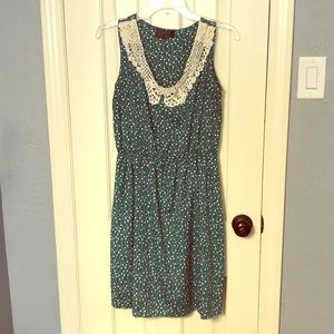 Green Polkadot Dress